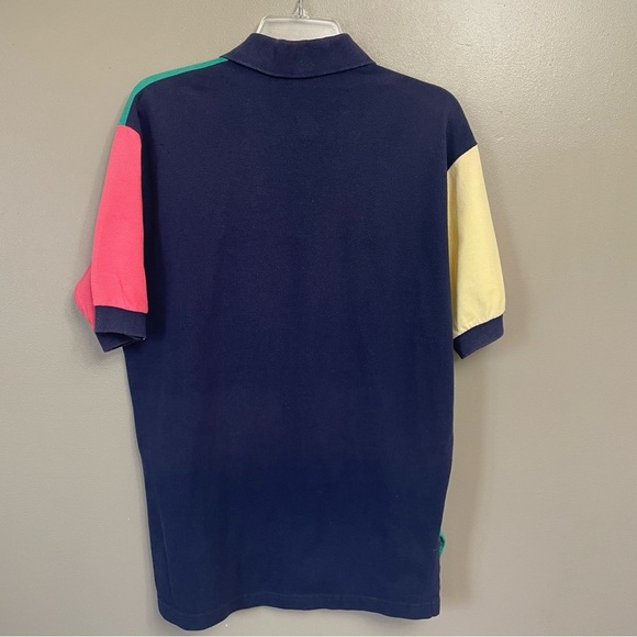 VINTAGE DUCK HEAD Size Large Color block 90s pink navy - Picture 5 of 10